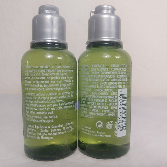 L'Occitane Gentle & Balance Micellar Shampoo (all Hair Type) 35 Ml X 2 NEW - Picture 4 of 6